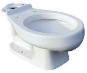 DESCRIPTION: (1) BABY DEVORO UNIVERSAL TOILET BOWL BRAND/MODEL: AMERICAN STANDARD #3128001.020 INFORMATION: 1.6 GPM RETAIL$: 263 SIZE: 10" HIGH QTY: 1