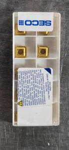 DESCRIPTION: (10) SPMX CARBIDE MILLING INSERTS BRAND/MODEL: SECO SPMX0903AP-75 T25M RETAIL$: $ 22.75 PER INSERT QTY: 10