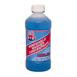 DESCRIPTION: (6) WINDSHIELD WASHER CONCENTRATE BRAND/MODEL: 2+2 #B1700 RETAIL$: $11.07 EA SIZE: 16 OZ QTY: 6