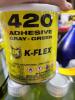 DESCRIPTION: (2) CONTACT ADHESIVE BRAND/MODEL: K-FLEX USA #45AR81 RETAIL$: $68.35 EA SIZE: 1 QT QTY: 2 - 2