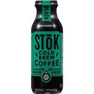 DESCRIPTION: (6) COLD BREW COFFEE BRAND/MODEL: STOK INFORMATION: UNSWEET, BLACK RETAIL$: $4.79 EA SIZE: 13.7 OZ QTY: 6