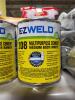 DESCRIPTION: (2) AMBER SOLVENT CEMENT BRAND/MODEL: EZ WELD 208 #5E533 INFORMATION: MULTIPURPOSE RETAIL$: $8.40 EA SIZE: 16 OZ QTY: 2 - 2