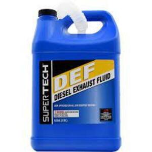 DESCRIPTION: (1) DIESEL EXHAUST FLUID BRAND/MODEL: SUPERTECH RETAIL$: $13.00 EA SIZE: 2.5 GAL QTY: 1