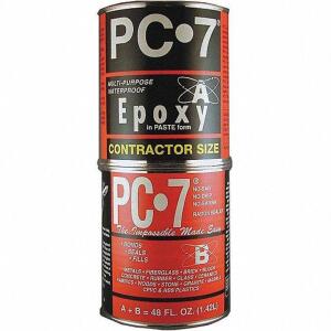 DESCRIPTION: (1) EPOXY ADHESIVE BRAND/MODEL: PC 7 #4AUV7 INFORMATION: GRAY, 1 HOUR WORK LIFE RETAIL$: 58.77 SIZE: 4 LB QTY: 1