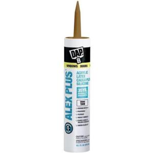 DESCRIPTION: (4) ACRYLIC LATEX CAULK BRAND/MODEL: DAP ALEX PLUS RETAIL$: $5.00 EA SIZE: 10 OZ QTY: 4