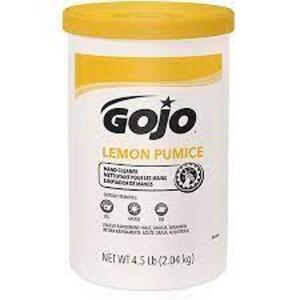 DESCRIPTION: (2) LIQUID HAND CLEANER BRAND/MODEL: GOJO #6Z635 INFORMATION: LEMON PUMICE RETAIL$: $26.37 EA SIZE: 4.5 LB QTY: 2