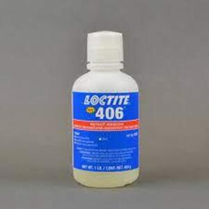 DESCRIPTION: (2) INSTANT ADHESIVE BRAND/MODEL: LOCTITE 406 RETAIL$: 309.68 SIZE: 1 LB QTY: 2