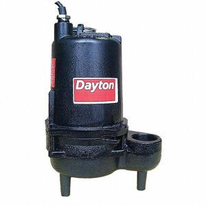 DESCRIPTION (1) SEWAGE EJECTOR PUMP BRAND/MODEL DAYTON #4HU80 ADDITIONAL INFORMATION RETAILS FOR $868.21 SIZE 1/2 HP THIS LOT IS ONE MONEY QTY 1