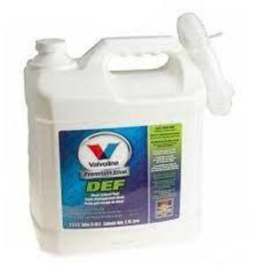 DESCRIPTION: (2) DIESEL EXHAUST FLUID BRAND/MODEL: VALVOLINE RETAIL$: $25.00 EA SIZE: 2.5 GAL QTY: 2