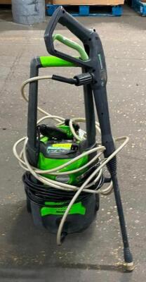 DESCRIPTION: 1600 PSI ELECTRIC PRESSURE WASHER BRAND/MODEL: GREENWORKS QTY: 1