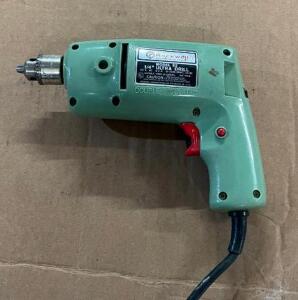 DESCRIPTION: 1/4" ELECTRIC ULTRA DRILL BRAND/MODEL: ROCKWELL INFORMATION: TESTED AND WORKING QTY: 1
