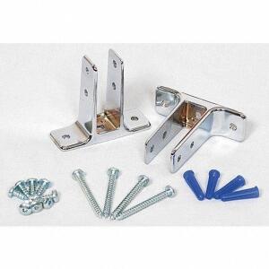 DESCRIPTION (2) URINAL SCREEN BRACKET FOR PLASTIC LAMINATE PARTITION BRAND/MODEL GLOBAL PARTITIONS #3PEK9 ADDITIONAL INFORMATION RETAILS FOR $20.00 EA