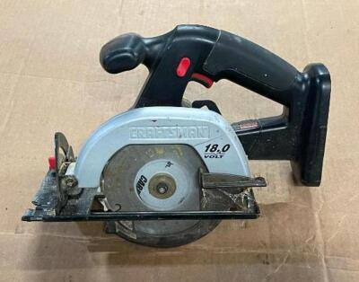 DESCRIPTION: 18V 5-1/2" CORDLESS CIRCULAR TRIM SAW BRAND/MODEL: CRAFTSMAN INFORMATION: NO BATTERY QTY: 1