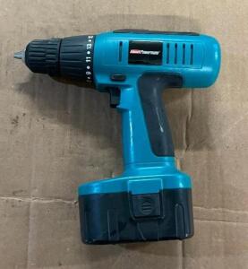 DESCRIPTION: 18V 3/8" CORDLESS DRILL BRAND/MODEL: COLEMAN INFORMATION: COULDN�T TEST - BATTERY DEAD QTY: 1