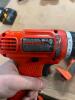 DESCRIPTION: 9.6V (2) 12V AND 24V CORDLESS DRILLS BRAND/MODEL: BLACK+DECKER INFORMATION: COULDN'T TEST QTY: 4 - 5