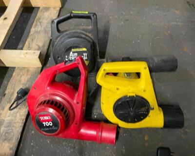 DESCRIPTION: (3) ASSORTED CORDLESS BLOWERS QTY: 3