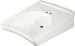 DESCRIPTION: (1) WALL-MOUNTED, ONE-PERSON BATHROOM SINK BRAND/MODEL: TOTO #29RZ62 INFORMATION: WHITE RETAIL$: 497.14 SIZE: 11"H 29"L 23"W QTY: 1