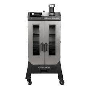 DESCRIPTION: (1) PIT-BOSS VERTICAL 5 IN 1 SMOKER BRAND/MODEL: BRUNSWICK #PBV5PL INFORMATION: BLACK RETAIL$: 597 SIZE: 27"L 27"W 49"H QTY: 1