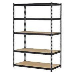 DESCRIPTION: (1) ADJUSTABLE STORAGE RACK BRAND/MODEL: EDSAL #584221908 INFORMATION: BLACK RETAIL$: $125.00 EA SIZE: 72 IN. X 48 IN. W X 18 IN QTY: 1