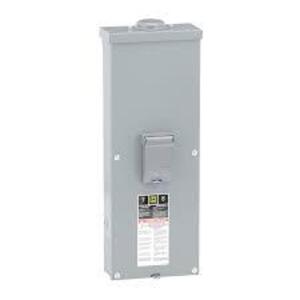 DESCRIPTION: (1) ENCLOSED CIRCUIT BREAKER BRAND/MODEL: SQUARE-D/QOM2E2200NRB INFORMATION: 200 AMP/1-PHASE/INTERRUPT RATING: 22KA RETAIL$: 149 SIZE: 5.