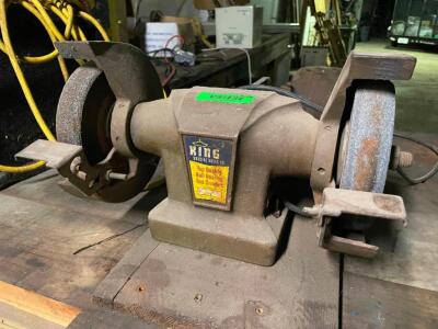 KING DUAL HEAD BENCH GRINDER