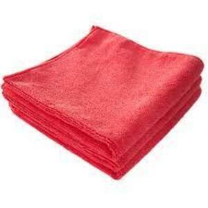 DESCRIPTION: (4) PACKS OF (12) MICROFIBER TOWELS INFORMATION: RED RETAIL$: $20.00 EA SIZE: 24X24 QTY: 4