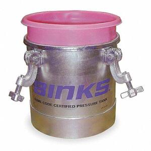 DESCRIPTION: (1) CASE OF (10) DISPOSABLE TANK LINER BRAND/MODEL: BINKS #5PB40 INFORMATION: PINK RETAIL$: $101.26 EA SIZE: 2.8 GAL QTY: 1