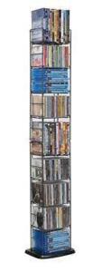 DESCRIPTION: (1) MEDIA RACK BRAND/MODEL: ATLANTIC RETAIL$: $36.31 EA SIZE: 153 CD 72 DVD 94 BLU-RAY QTY: 1