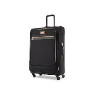 DESCRIPTION: (1) SOFTSIDE SPINNER LUGGAGE BRAND/MODEL: AMERICAN TOURISTER #126940-1041 INFORMATION: BLACK RETAIL$: 89 SIZE: 30X20 QTY: 1