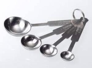 DESCRIPTION: (3) SETS OF MEASURING SPOONS RETAIL$: $12.49 EA SIZE: 5 PC QTY: 3