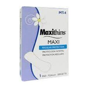 DESCRIPTION: (1) CASE OF (250) SANITARY NAPKINS BRAND/MODEL: MAXITHINS #MT-4 RETAIL$: 83.01 QTY: 1