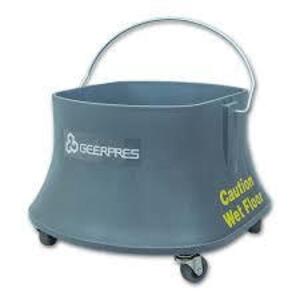 DESCRIPTION: (1) CHAMP BUCKET MOPPING BUCKET BRAND/MODEL: GEERPRES INFORMATION: GREY RETAIL$: 173 SIZE: 26 QT QTY: 1