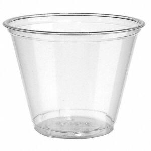 DESCRIPTION: (1) CASE OF (1000) DISPOSABLE PLASTIC CUPS BRAND/MODEL: DIXIE #22YJ79 INFORMATION: CLEAR RETAIL$: $200.00 EA SIZE: 9 OZ QTY: 1