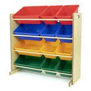 DESCRIPTION: (1) TOY BIN ORGANIZER BRAND/MODEL: HUMBLE CREW RETAIL$: $70.00 EA SIZE: 12 BIN ORGANIZER QTY: 1