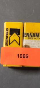 DESCRIPTION: (2) INDEXABLE CARTRIDGE BRAND/MODEL: KENNAMETAL VARIOUS INFORMATION: SEE MORE PICS FOR DETAILS RETAIL$: 78.86 EA QTY: 2