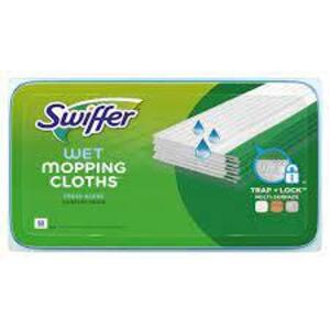 DESCRIPTION: (3) PACKS OF (12) SWEEPER WET CLOTHS BRAND/MODEL: SWIFFER RETAIL$: $10.00 EA QTY: 3