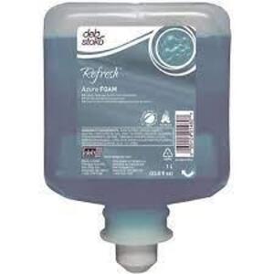 DESCRIPTION: (6) FOAM HAND SOAP BRAND/MODEL: REFRESH AZURE #SBSAZU1L RETAIL$: 32.25EA SIZE: 1.2 L QTY: 6