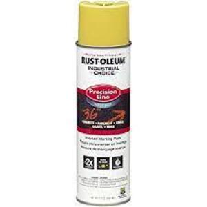 DESCRIPTION: (6) PRECISION LINE MARKING PAINT BRAND/MODEL: RUST-OLEUM #203025 INFORMATION: YELLOW RETAIL$: $6.48 EA SIZE: 17 OZ QTY: 6