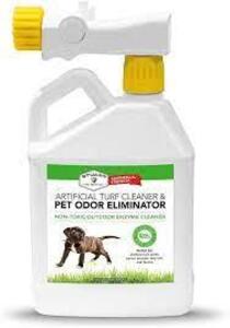 DESCRIPTION: (3) ARTIFICIAL TURF CLEANER AND OUTDOOR PET ODOR ELIMINATOR CONCENTRATE BRAND/MODEL: STUART PET SUPPLY RETAIL$: $22.95 EA SIZE: 32 OZ QTY