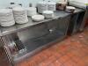 DESCRIPTION: 8' X 24" STAINLESS COUNTER / PLATE CABINET SIZE 8' X 24" LOCATION: KITCHEN QTY: 1 - 2