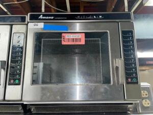 DESCRIPTION: AMANA COMMERCIAL MICROWAVE BRAND / MODEL: MENU MASTER LOCATION: KITCHEN QTY: 1