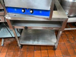 DESCRIPTION: TWO WELL ELECTRIC STEAM TABLE. LOCATION: KITCHEN QTY: 1