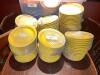 DESCRIPTION: (100) 6.5" YELLOW CERAMIC PLATES. SIZE 6.5" LOCATION: BAR THIS LOT IS: SOLD BY THE PIECE QTY: 100