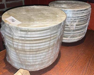 DESCRIPTION: (24) 9.5" CHINA PLATES SIZE 9.5" LOCATION: BAR THIS LOT IS: SOLD BY THE PIECE QTY: 24