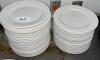 DESCRIPTION: (24) 9 3/4" CHINA PLATES SIZE 9.75" LOCATION: KITCHEN THIS LOT IS: SOLD BY THE PIECE QTY: 24