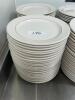 DESCRIPTION: (30) 9" CHINA PLATES SIZE 9" LOCATION: KITCHEN THIS LOT IS: SOLD BY THE PIECE QTY: 30