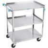 (1) STAINLESS STEEL UTILITY CART