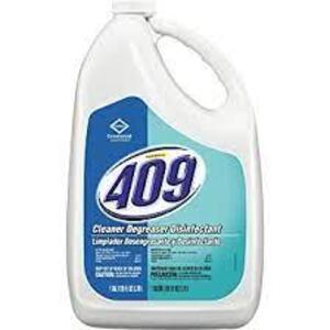 DESCRIPTION (2) CLEANER AND DEGREASER BRAND/MODEL 409 #35300 ADDITIONAL INFORMATION RETAILS FOR $15.00 SIZE 1 GALLON THIS LOT IS SOLD BY THE PIECE QTY