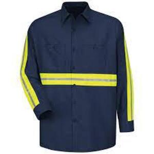 (3) HIGH VIZ INDUSTRIAL WORK SHIRT