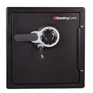 (1) FIREPROOF AND WATERPROOF SAFE WITH DIAL